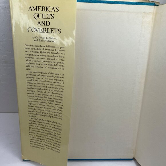 Vintage 1985 Americas Quilts And Coverlets Safford Bishop Hardback Book Gallery - Picture 2 of 16